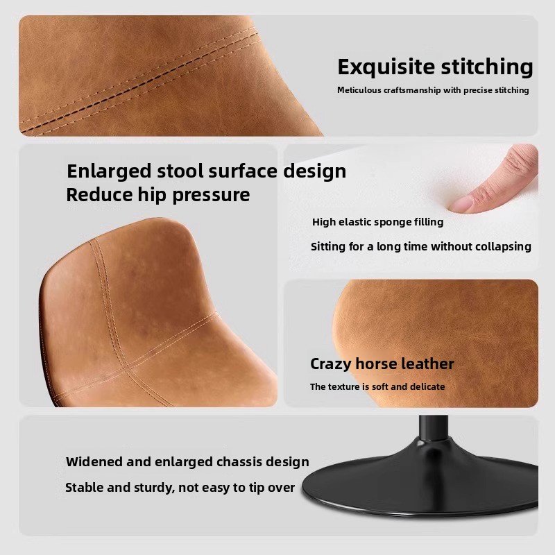 Minimalist Adjustable Bar Stool - Image 3
